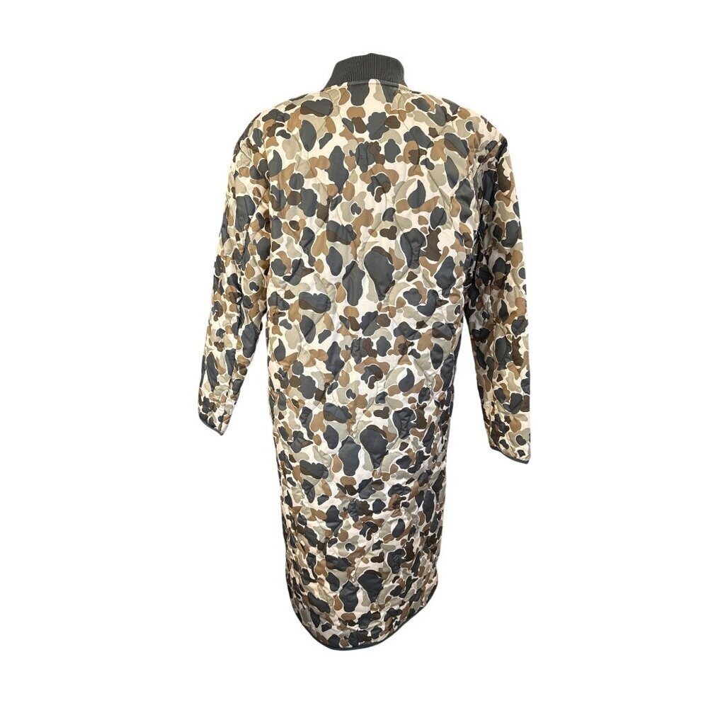 Everlane Womens Renew Long Liner Jacket~Size XS~Biscotti Camo Puffer NWT L10 49 - Picture 7 of 10
